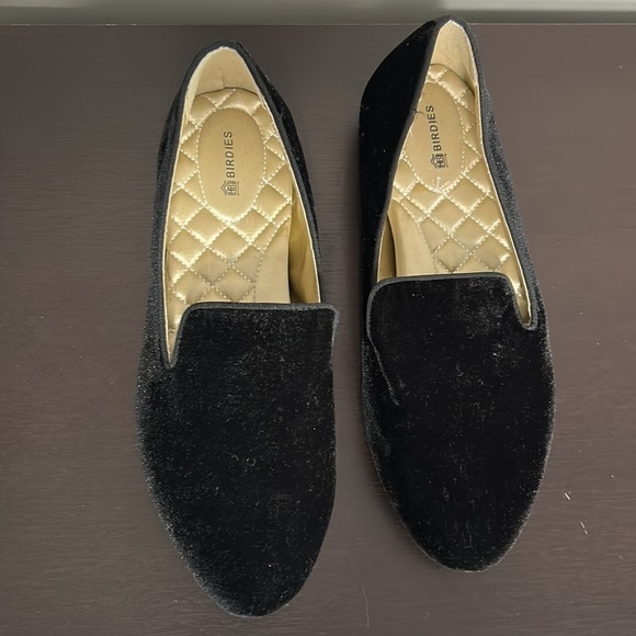 Birdies The Starling Black Vegan Velvet
Round Toe Flat Smoking Slipper Sz 8.5 - Picture 6 of 10